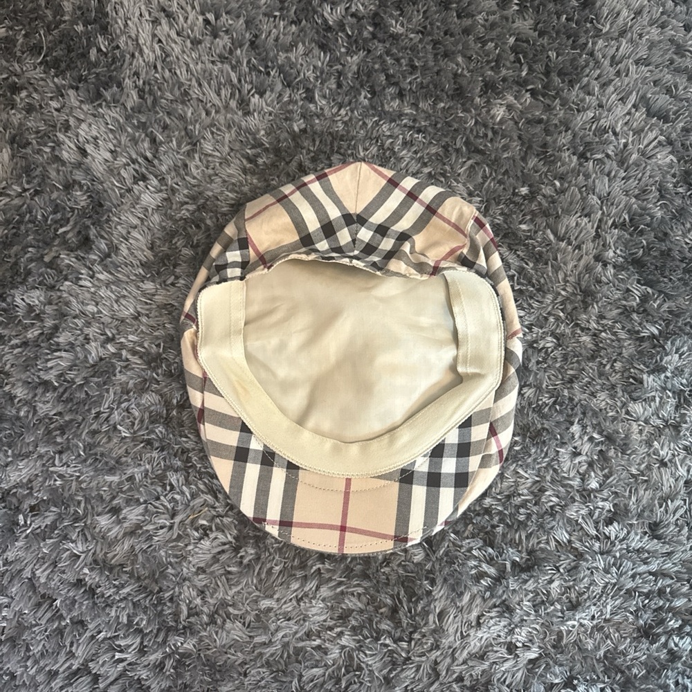 Burberry Cream and Black Hat